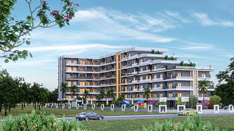 Charmerende lejligheder med havudsigt nær stranden i Finike, Antalya