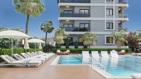 Alanya Gazipaşa'da Satılık Havuzlu Daireler
