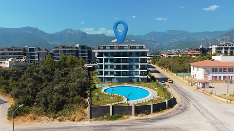 Innflyttingsklare Luksusleiligheter til Salgs i Oba Alanya | ALN-108