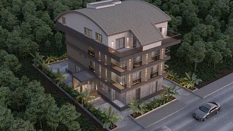 Moderne projekt beliggende i Konyaalti i Antalya