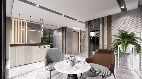 Moderne lejligheder nær lufthavnen i Aksu, Antalya