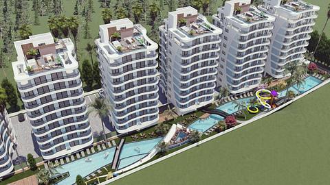 Long Beach, Kıbrıs'ta muhteşem konut kompleksi.