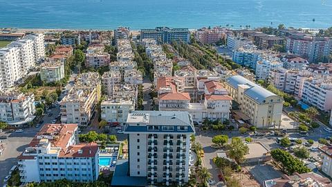 Alanya Oba Lejligheder: Udsigt over havet, pool og legeplads til børn, til salg