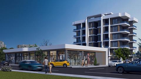 Moderne lejligheder tæt på lufthavnen i Aksu, Antalya