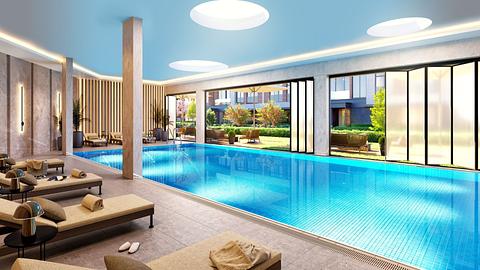 Til salg: Luksuslejligheder i Zeytinburnu, Istanbul med pool og hav i nærheden, soveværelser: 3, 4, 5, 6