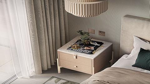 شقق مصممة بشكل مذهل تقع في حي دبي هيلز ، مدينة دبي