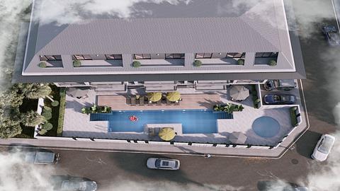 Купити 3-кімнатну або 2-кімнатну квартиру в центрі Аланії з доступом до басейну, поблизу моря