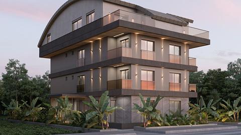 Moderne projekt beliggende i Konyaalti i Antalya